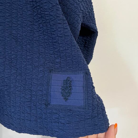 NWT Free People Movement Inspire Texture Tee in Atlantic | M - Picture 6 of 12